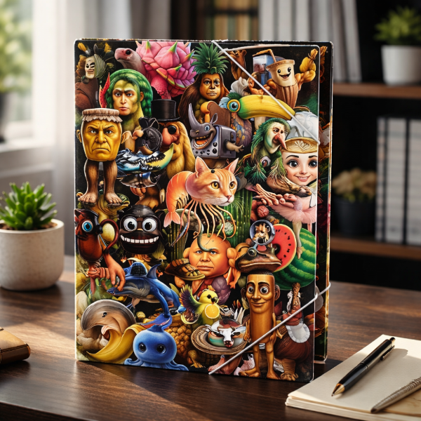 Producto - Carpeta 3 solapas fantasia c/elast. Tralalero 5217