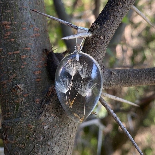 Producto - Dije Diente de León gota invertida