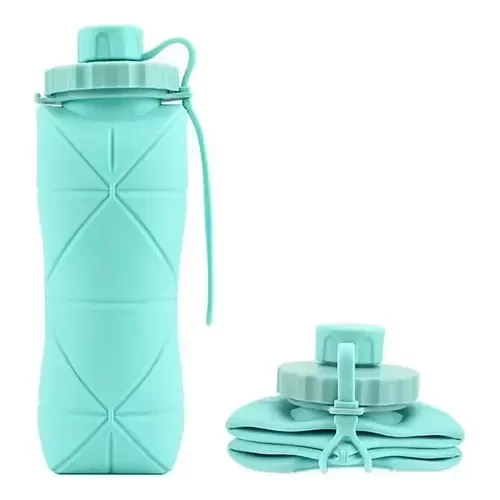 Producto - Botella Plegable Celeste 500ml