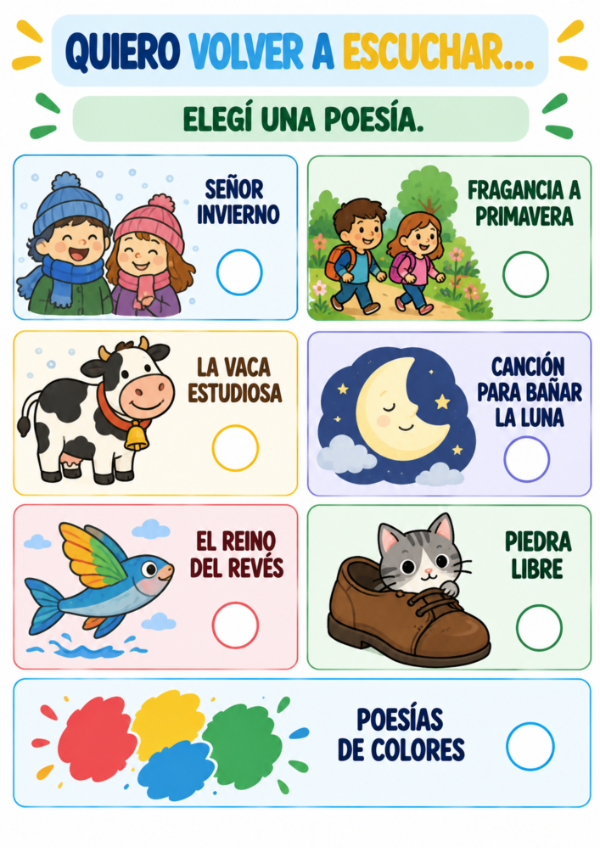 Producto - Poesías - Actividades para primer ciclo - 13