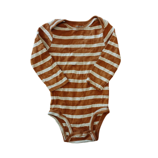 Producto - CARTERS - Body rayado ladrillo 18 meses sin uso