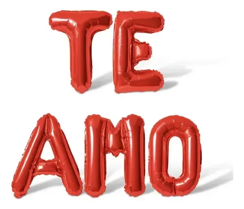 Producto - Globo frase Te Amo 16" empaquetado