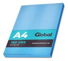 Producto - Papel mate opalina a4 color 180 grs x 100 hojas