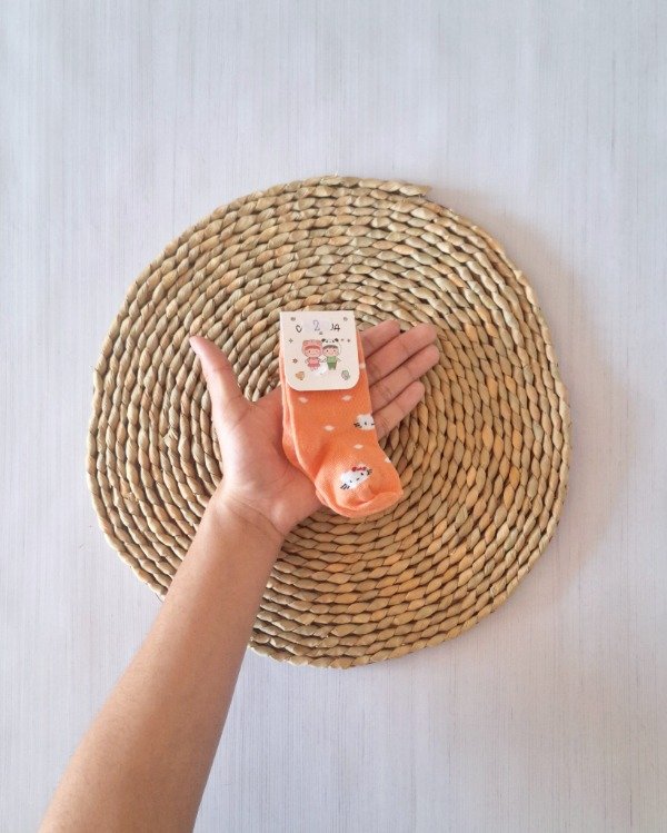 Producto - Media Colmena T2 (6-9M) Hello Kitty Naranja