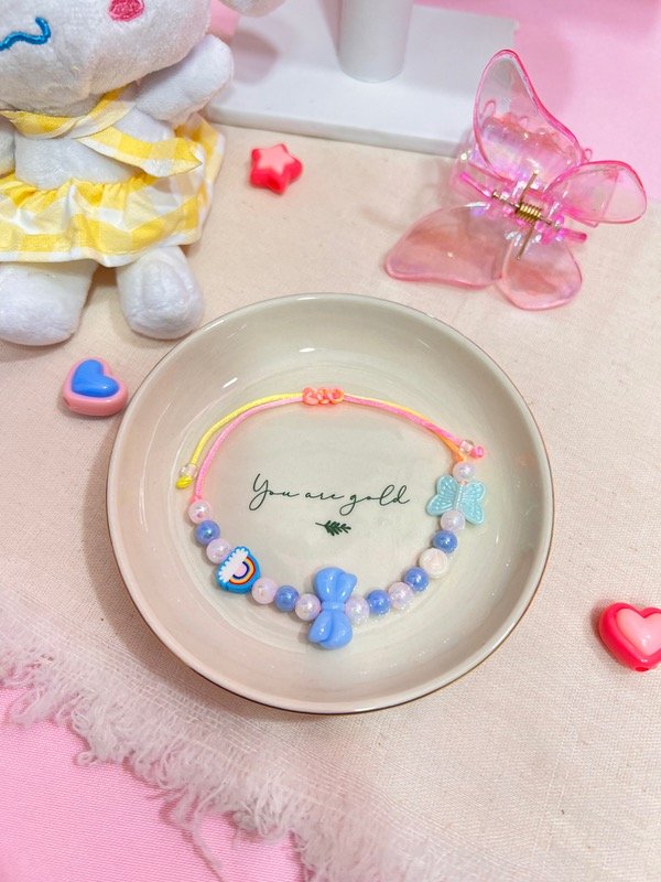 Producto - PULSERA MOÑO CELESTE