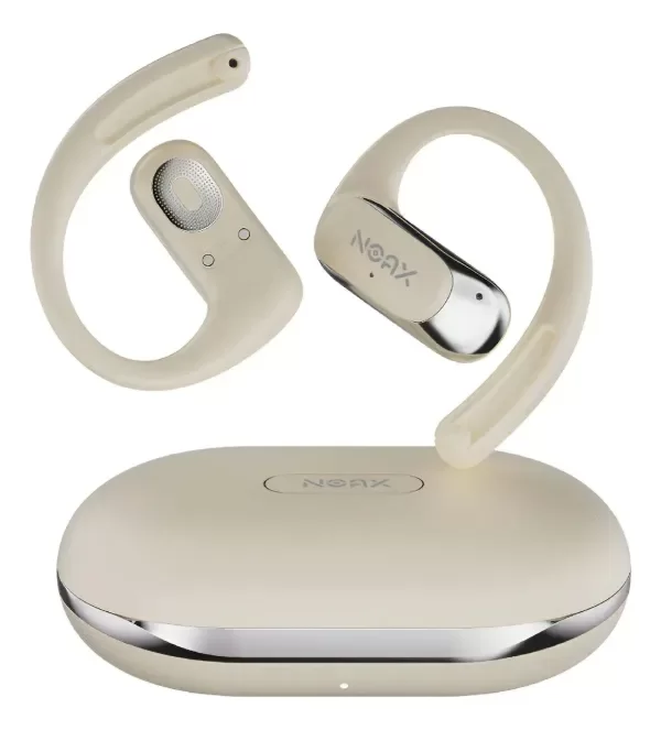 Producto - Auriculares Inalámbricos Deportivo Noax Vox Bluetooth Correr Beige