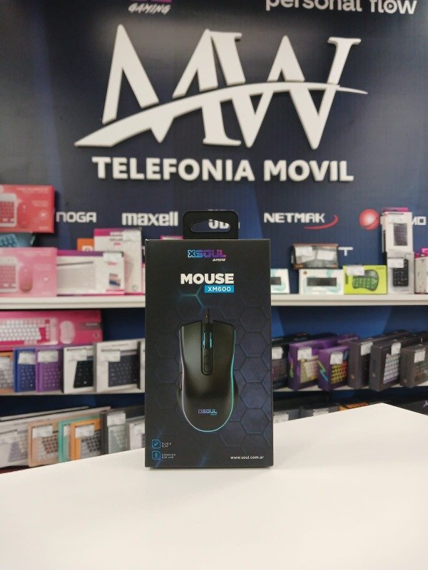 Producto - Mouse Gamer USB RGB 1200 1800 2400 3600 Dpi Soul GAME-XM600