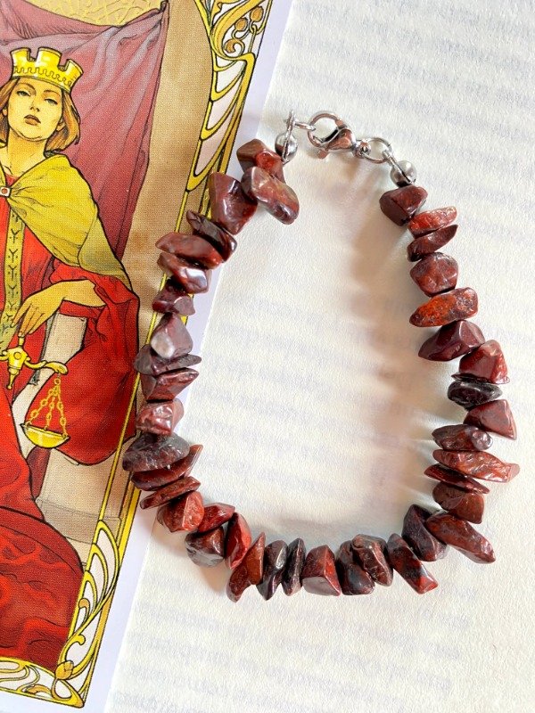 Producto - Pulsera de Jaspe Rojo (vitalidad)