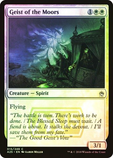 Producto - Geist of the Moors Foil  Masters 25