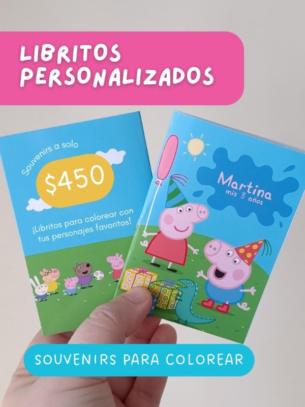Producto - Librito para colorear - tamaño A7