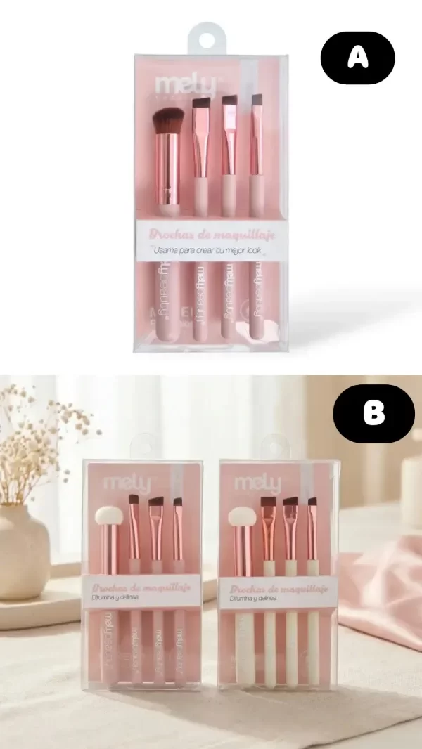 Producto - MELY SET: BROCHAS X4 - 0
