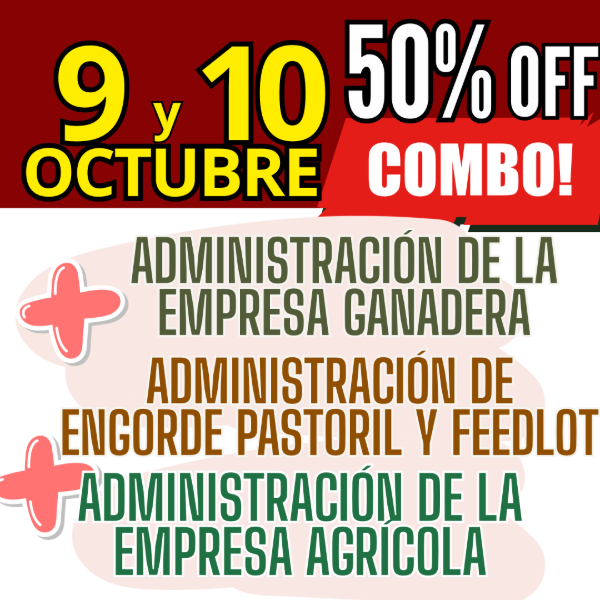 Producto - COMBO 3 CURSOS: Admin Ganadera + Engorde Pastoril y Feedlot + Admin Agrícola - 0