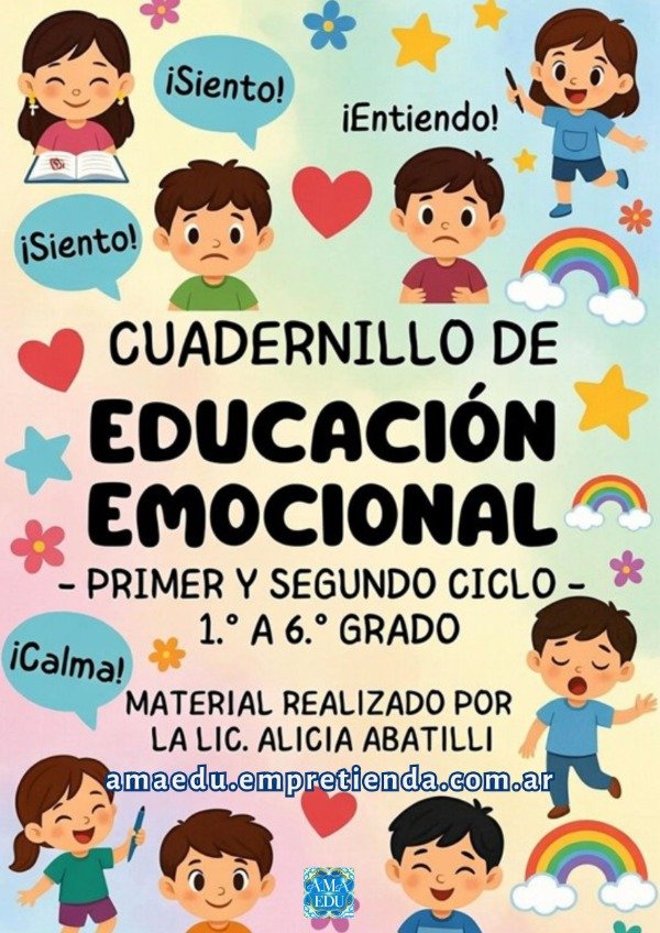 Producto - Pack Cuadernillo EDUCACIÓN EMOCIONAL (Ambos Ciclos)