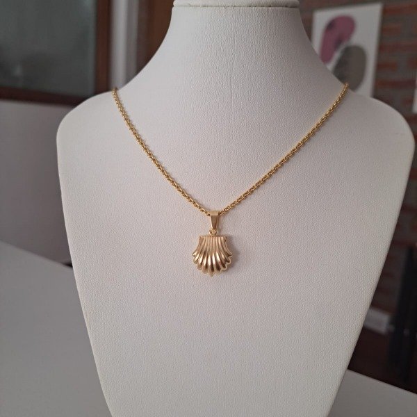 Producto - Collar Ostra Dorada