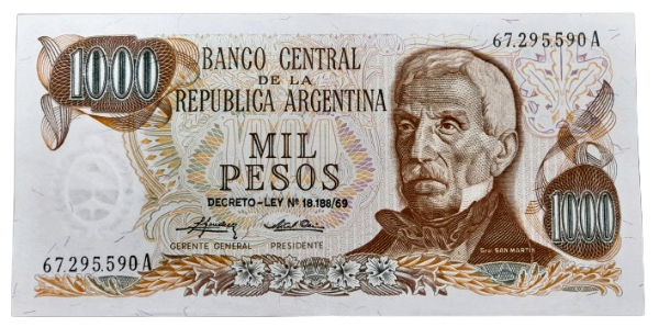 Producto - 1000 Pesos Ley (Mondelli - Cairoli) Bott.2438 XF