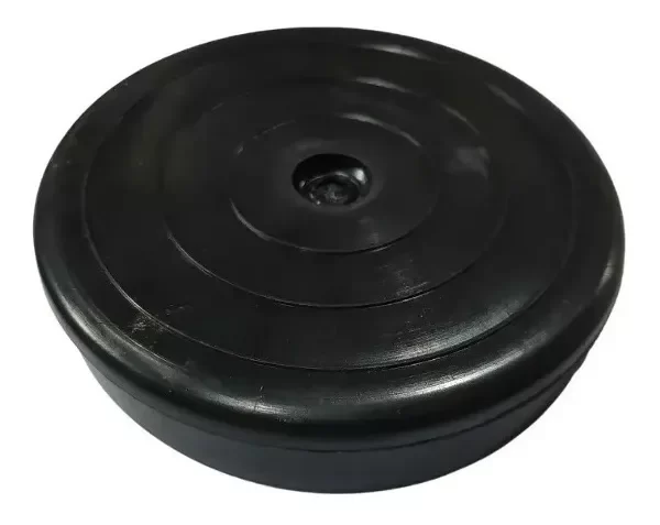 Producto - Regatón Plástico Redondo  Interior 3 Pulgada 75mm X10 Unidad