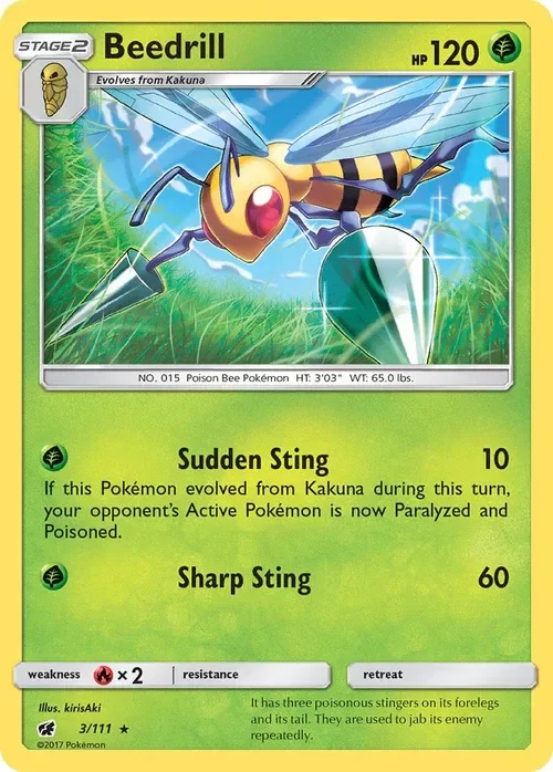 Producto - Beedrill - 3/111 - Crimson Invasion