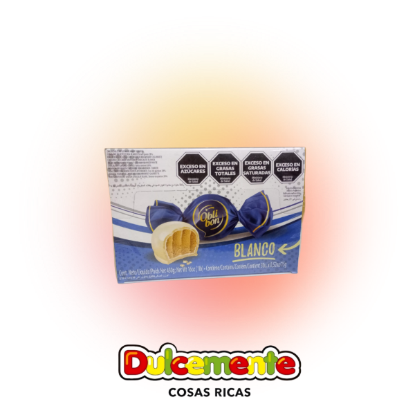 Producto - CAJA OBLI BON BOMBÓN DE CHOCOLATE BLANCO
