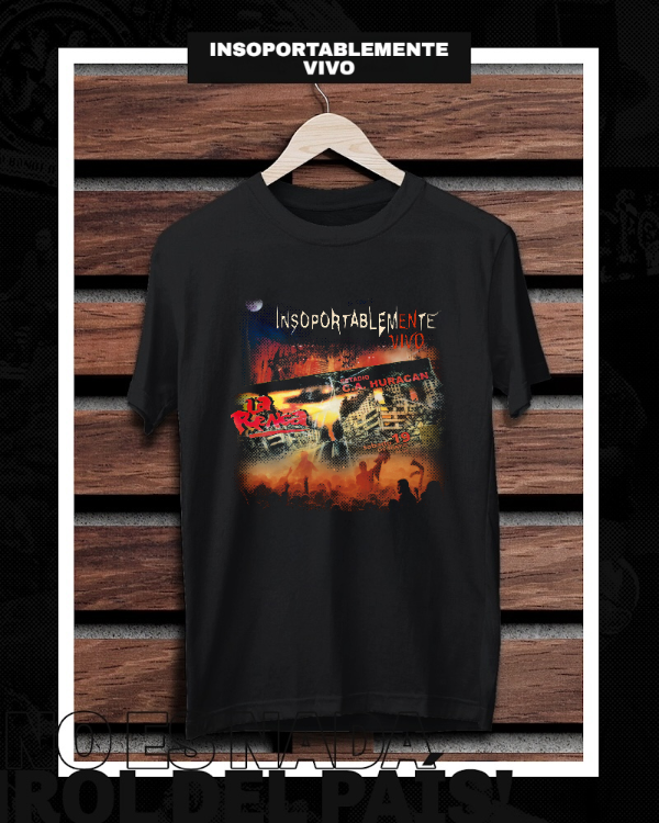 Producto - Remera Negra Insoportablemente Vivo