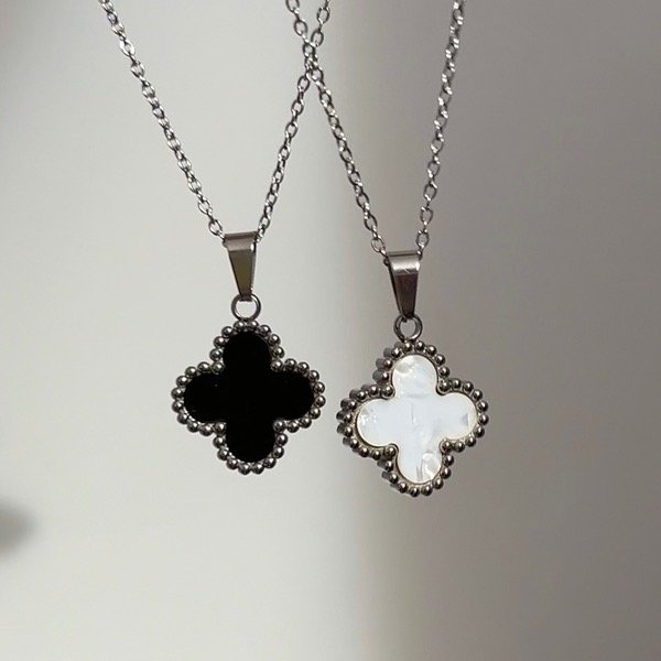 Producto - Collar V. Cleef Negro AQ (Trébol)