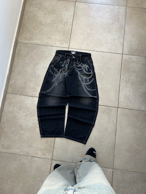 Producto - JEAN BAGGY CADENAS BLACK