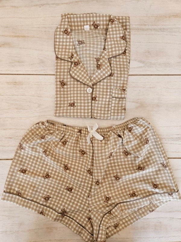 Producto - PIJAMA CAMISERO OSOS
