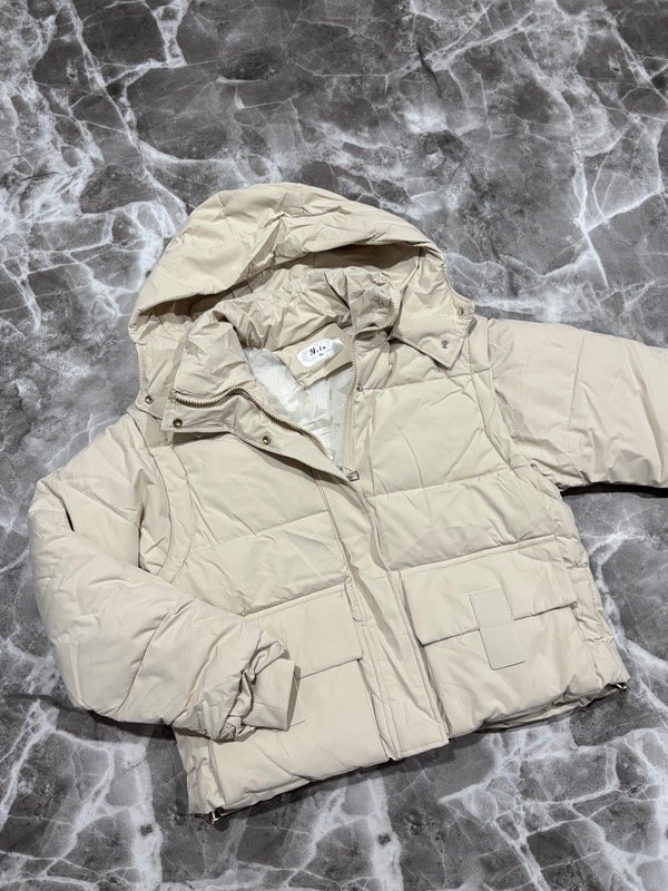 Producto - CAMPERA 2 en 1 - impostada crema