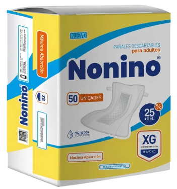 Producto - Nonino  Adulto Recto XG x 50