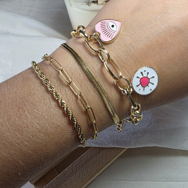 Producto - Pulseras Ac.Dorado varios modelos