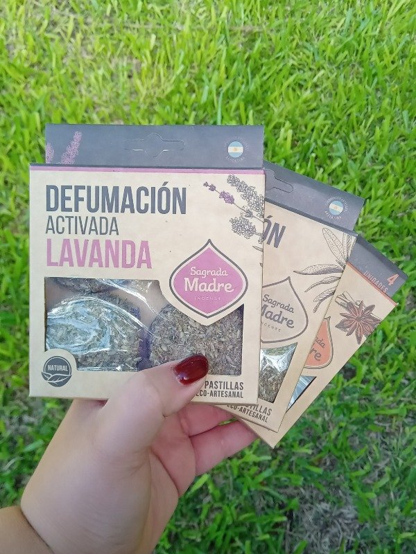 Producto - Pastillas defumación - Sagrada Madre