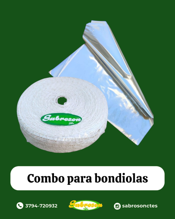 Producto - Combo 10 metros de Red para Bondiolas + 10 Celofanes Microporosos