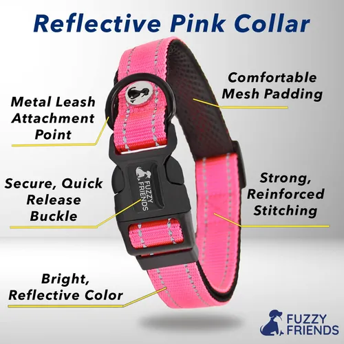 Producto - COLLAR REFRACTARIO DE COLORES REGULABLE HASTA 40CM