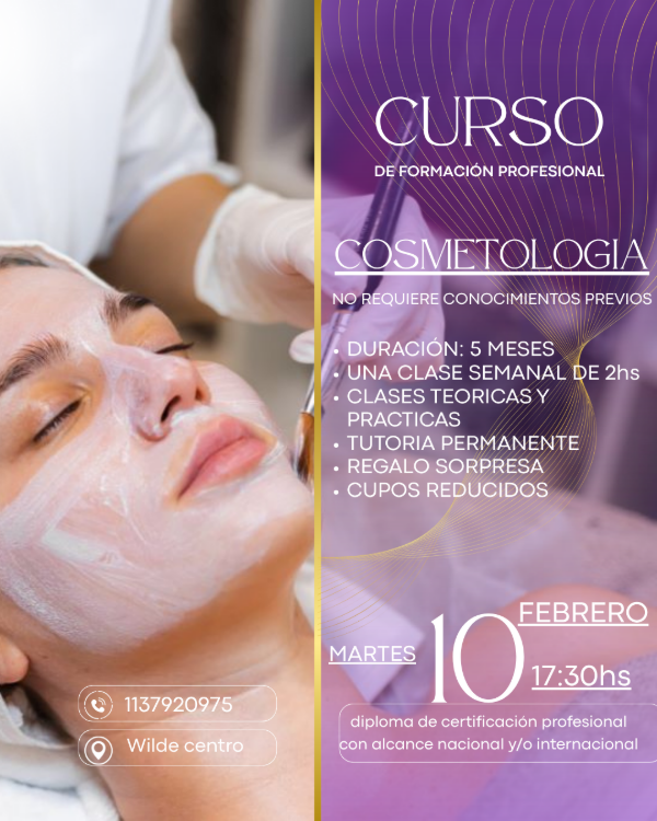 Producto - COSMETOLOGIA2026- CURSO