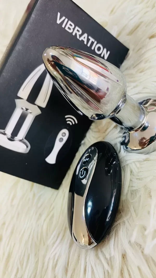 Producto - SEXA PLUG DE METAL CON VIBRACIÓN - 0