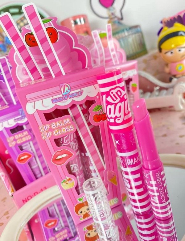 Producto - Set de balsamo + Gloss aroma frutal