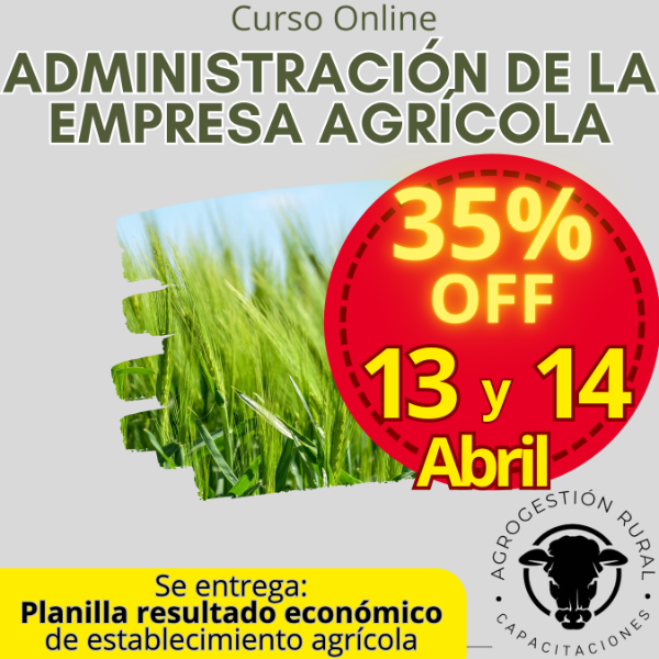 Producto - Curso Online Administración de la empresa agrícola