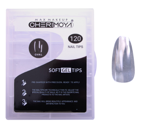 Producto - Tips Soft Gel OVAL Cherimoya x120u