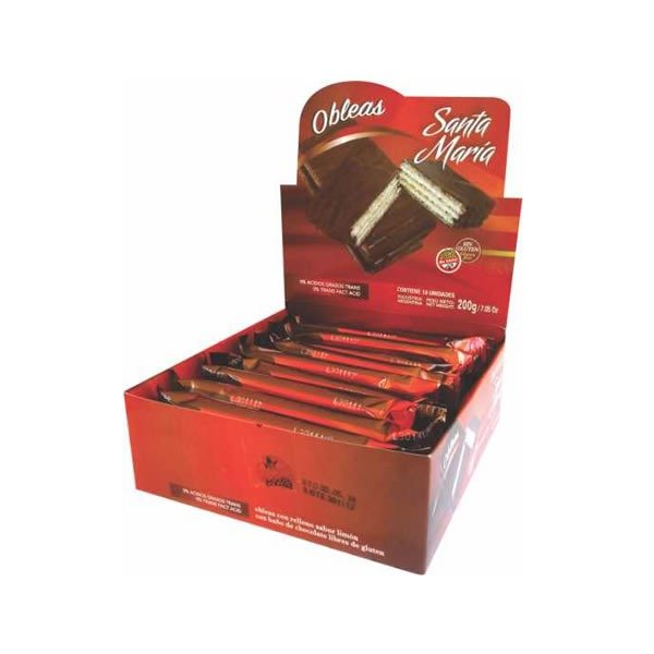 Producto - SantaMaria Obleas bañadas en chocolate