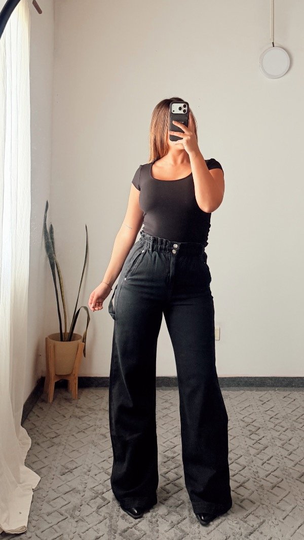 Producto - Jeans negro buche - 1