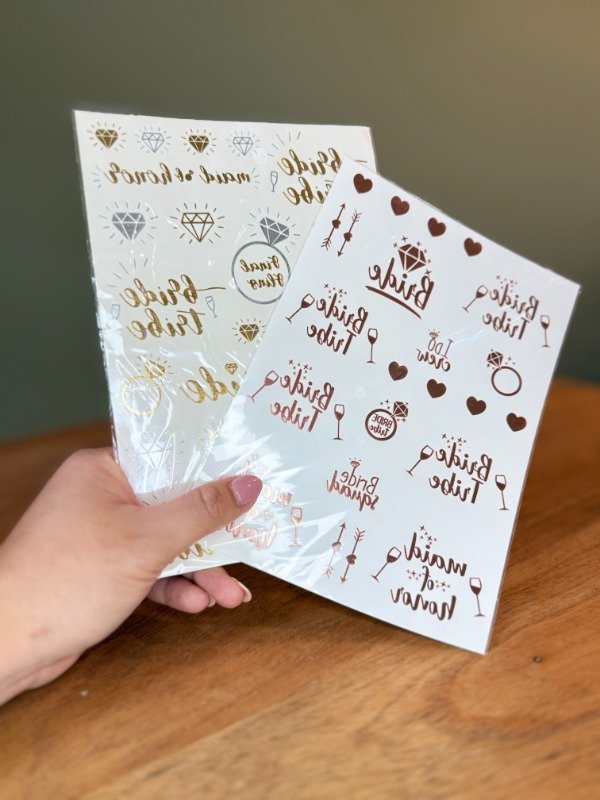 Producto - Tatuajes temporales Team bride