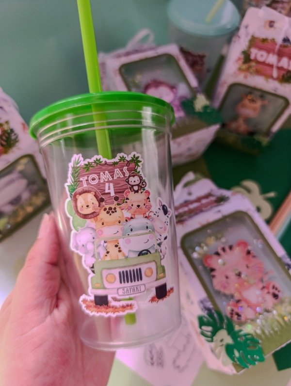 Producto - Vasos animalitos safari