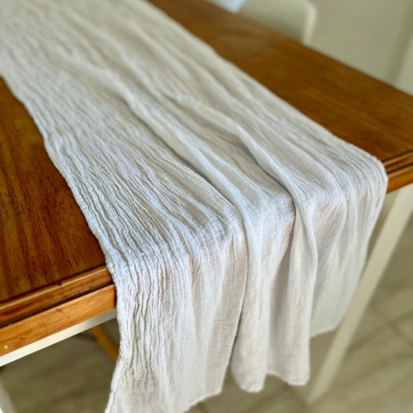 Producto - CAMINO DE GASA ARRUGADA - BLANCO