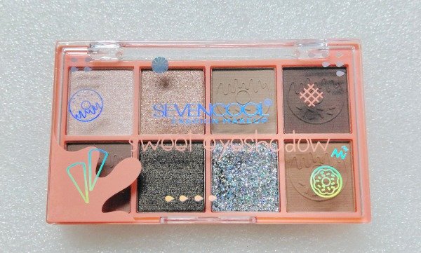 Producto - Paleta x 8 tonos Sweet Eyeshadow SEVENCOL DNB 2/26