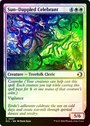 Producto - Sun-Dappled Celebrant Foil  Lorwyn Eclipsed