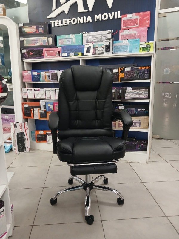 Producto - Sillon Ejecutivo Ergpnomico C/Apoya Pies Netmak NM-CONFORT