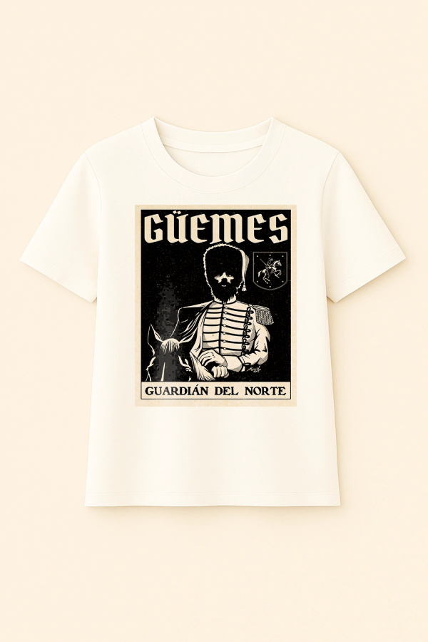 Producto - Güemes, Guardián del Norte (Blanca Clásica Mujer Frontal)