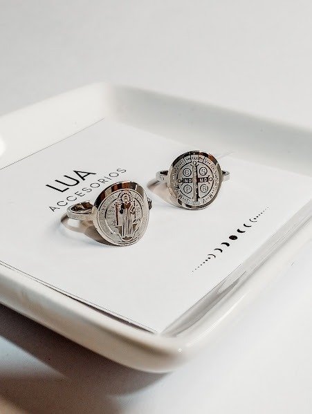 Producto - Anillo SAN BENITO - acero quirúrgico - talle 18