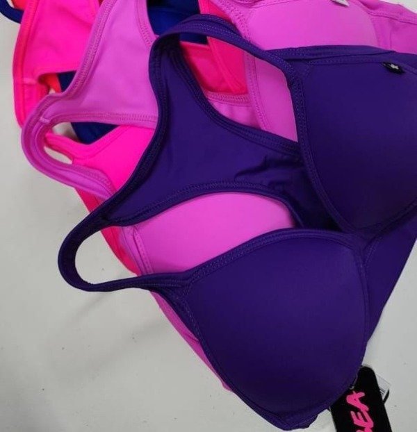 Producto - Top con taza espalda deportiva Violeta 3007