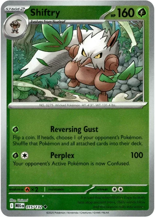 Producto - Shiftry - 015/132 - Mega Evolution - Reverse Holo
