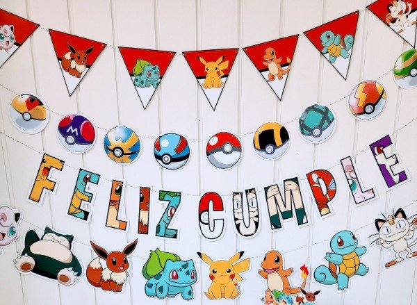 Producto - Pokemon Set x 4 Guirnaldas - 0